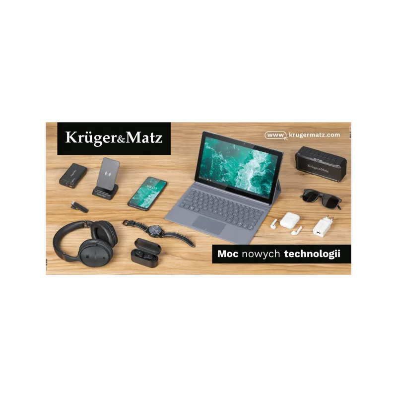 Baner Kruger&Matz - Moc nowych technologii (200 x 100 cm)