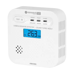 Czujnik czadu, tlenku węgla Kruger&Matz Connect S10 Tuya PN-EN50921