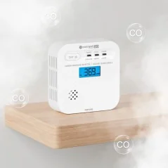 Czujnik czadu, tlenku węgla Kruger&Matz Connect S10 Tuya PN-EN50921