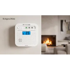 Czujnik czadu, tlenku węgla Kruger&Matz Connect S10 Tuya PN-EN50921