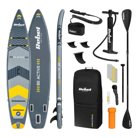 Deska SUP REBEL ACTIVE PRO Touring, 381x81x15, zestaw