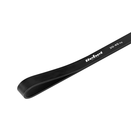 Guma do ćwiczeń TPE - Power Band PT-3, czarna 16-32 kg REBEL ACTIVE