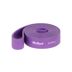 Guma do ćwiczeń TPE - Power Band PT-4, fioletowa 20-45 kg  REBEL ACTIVE