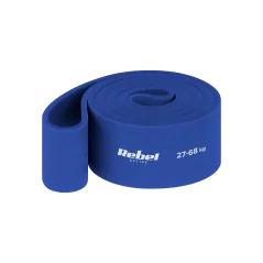 Guma do ćwiczeń TPE - Power Band PT-6, niebieska 27-68 kg  REBEL ACTIVE