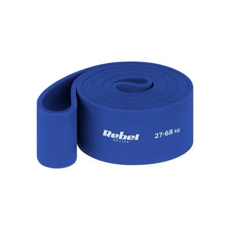 Guma do ćwiczeń TPE - Power Band PT-6, niebieska 27-68 kg REBEL ACTIVE