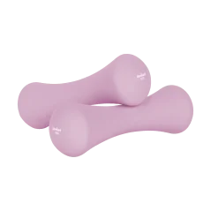 Hantelki żeliwne neoprenowe 2x2kg, REBEL ACTIVE