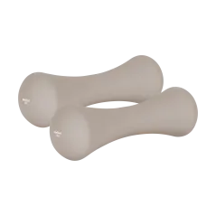 Hantelki żeliwne neoprenowe 2x4kg, REBEL ACTIVE