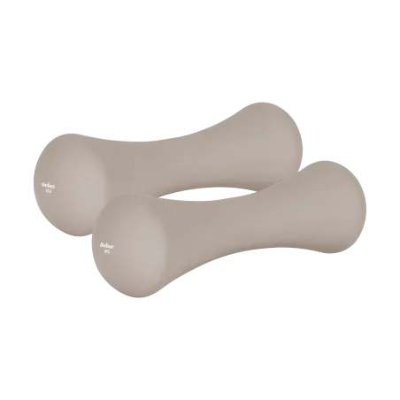 Hantelki żeliwne neoprenowe 2x4kg, REBEL ACTIVE