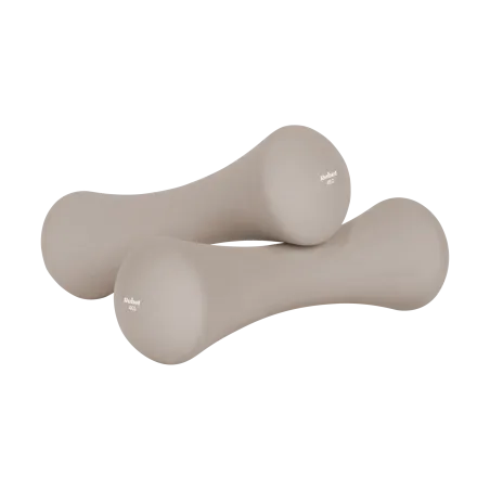 Hantelki żeliwne neoprenowe 2x4kg, REBEL ACTIVE