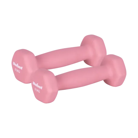 Hantelki żeliwne neoprenowe HEX 2x0.5kg, REBEL ACTIVE
