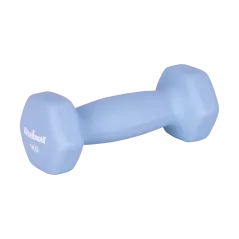 Hantelki żeliwne neoprenowe HEX 2x1kg, REBEL ACTIVE