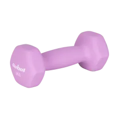 Hantelki żeliwne neoprenowe HEX 2x2kg, REBEL ACTIVE