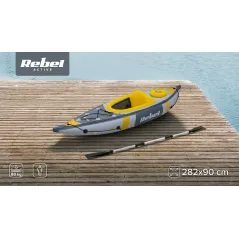 Kajak REBEL ACTIVE pompowany 282x90x43, zestaw