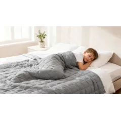 Kołdra obciążeniowa, koc sensoryczny dla dzieci i dorosłych, 150x200 cm, 8 kg