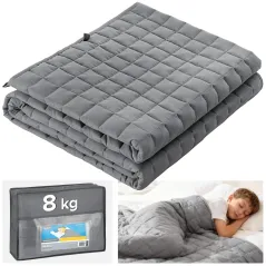 Kołdra obciążeniowa, koc sensoryczny dla dzieci i dorosłych, 150x200 cm, 8 kg