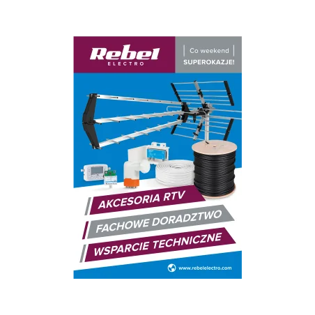 Plakat Rebel Electro - Akcesoria RTV