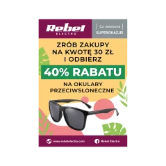 Plakat Rebel Electro - Promocja na okulary
