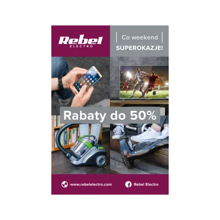 Plakat Rebel Electro - Rabaty do 50%