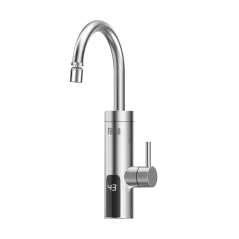 Przepływowy podgrzewacz wody - bateria kuchenna metalowa