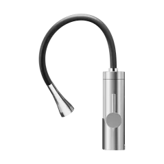 Przepływowy podgrzewacz wody - bateria metalowa kuchenna z elastyczną wylewką