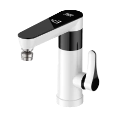 Przepływowy podgrzewacz wody - bateria stojąca metalowa