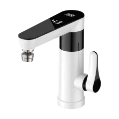 Przepływowy podgrzewacz wody - bateria stojąca metalowa