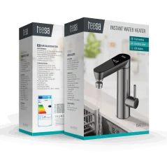 Przepływowy podgrzewacz wody - bateria stojąca metalowa