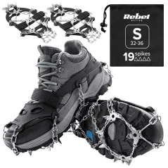 Raczki z kolcami na buty turystyczne, rozmiar S ( 32 - 36 ) , REBEL ACTIVE