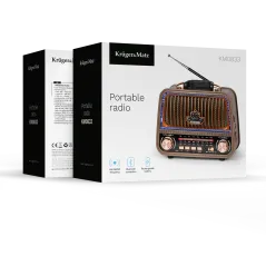 Radio przenośne analogowe Kruger&Matz model KM0833