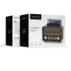 Radio przenośne analogowe solarne Kruger&Matz model KM0832