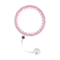 Smart Hula Hop odchudzające koło z licznikiem, wypustkami i obciążeniem 50cm, różowe, REBEL ACTIVE Smart Hula Hop odchudzające koło z licznikiem, wypustkami i obciążeniem 50cm, różowe, REBEL ACTIVE