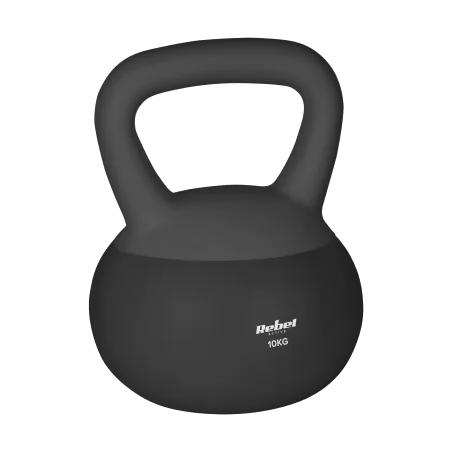 Soft Kettlebell miękki winylowy 10kg  REBEL ACTIVE