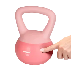 Soft Kettlebell miękki winylowy 2.5kg REBEL ACTIVE
