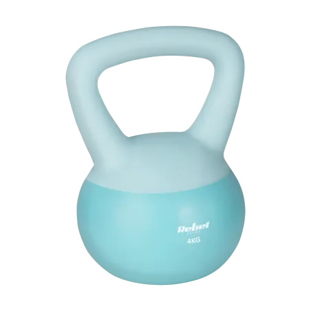 Soft Kettlebell miękki winylowy 4kg REBEL ACTIVE