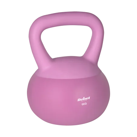 Soft Kettlebell miękki winylowy 6kg  REBEL ACTIVE