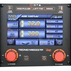 Spawarka Ideal TECNO MIG 337 PULSE SYNERGIC LCD 400V