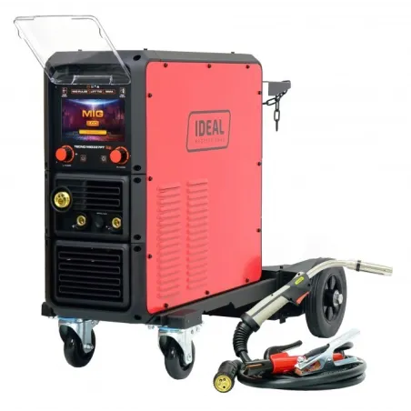 Spawarka Ideal TECNO MIG 337 PULSE SYNERGIC LCD wózek 400V