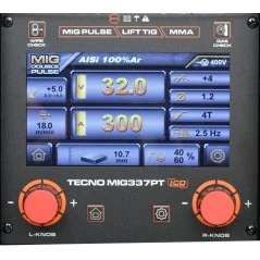 Spawarka Ideal TECNO MIG 337 PULSE SYNERGIC LCD wózek 400V