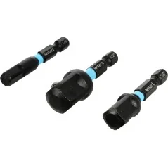 Zestaw adapterów udarowych 1/4",3/8",1/2"