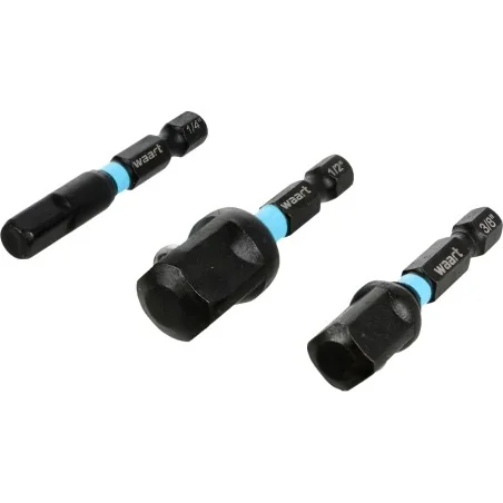 Zestaw adapterów udarowych 1/4",3/8",1/2"