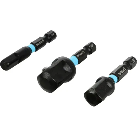 Zestaw adapterów udarowych 1/4",3/8",1/2"