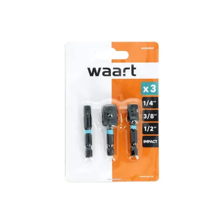 Zestaw adapterów udarowych 1/4",3/8",1/2"