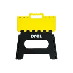 Stołek składany 150 kg, plastikowy, Drel, polski, B2B