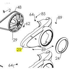 Osłona paska Pubert Vario CZĘŚĆ ORYGINALNA