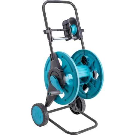 Wózek na wąż ogrodowy 40 m (1/2'), system zapobiegający skręcaniu