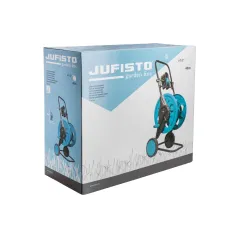 Wózek na wąż ogrodowy 40 m (1/2'), system zapobiegający skręcaniu