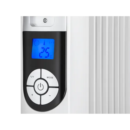 Grzejnik olejowy 2500W (11 żeberek) z wyświetlaczem LCD