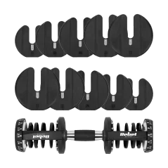 Hantel żeliwny regulowany automat 24 kg REBEL ACTIVE