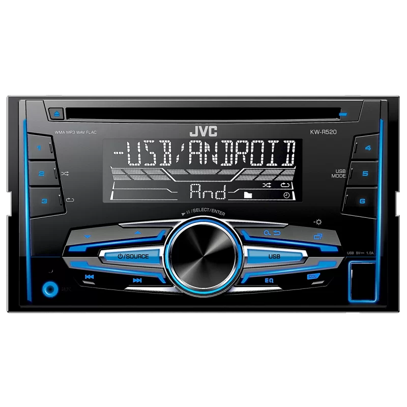 JVC KW-R520 Radio samochodowe CD USB AUX, 2 DIN