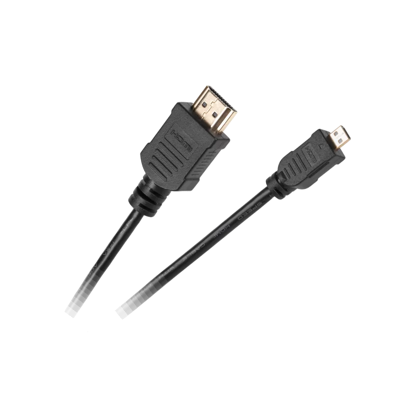 Kabel wtyk HDMI typ A - wtyk mikro HDMI typ D